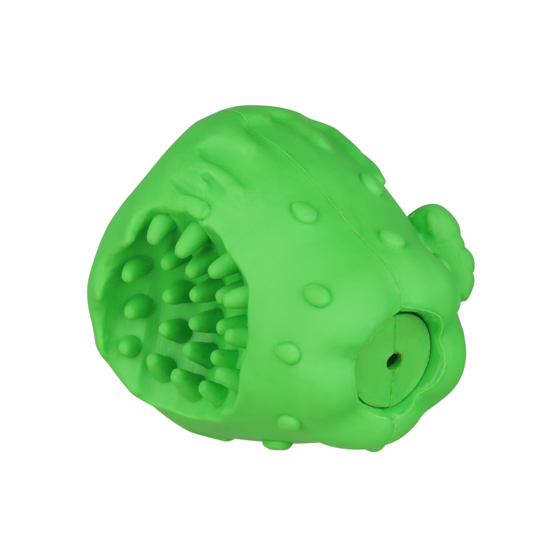 Juguete para perros de goma natural diseñado con frutas, juguete indestructible para perros, juguetes molares chirriantes, juguetes para perros X'Mas Apple